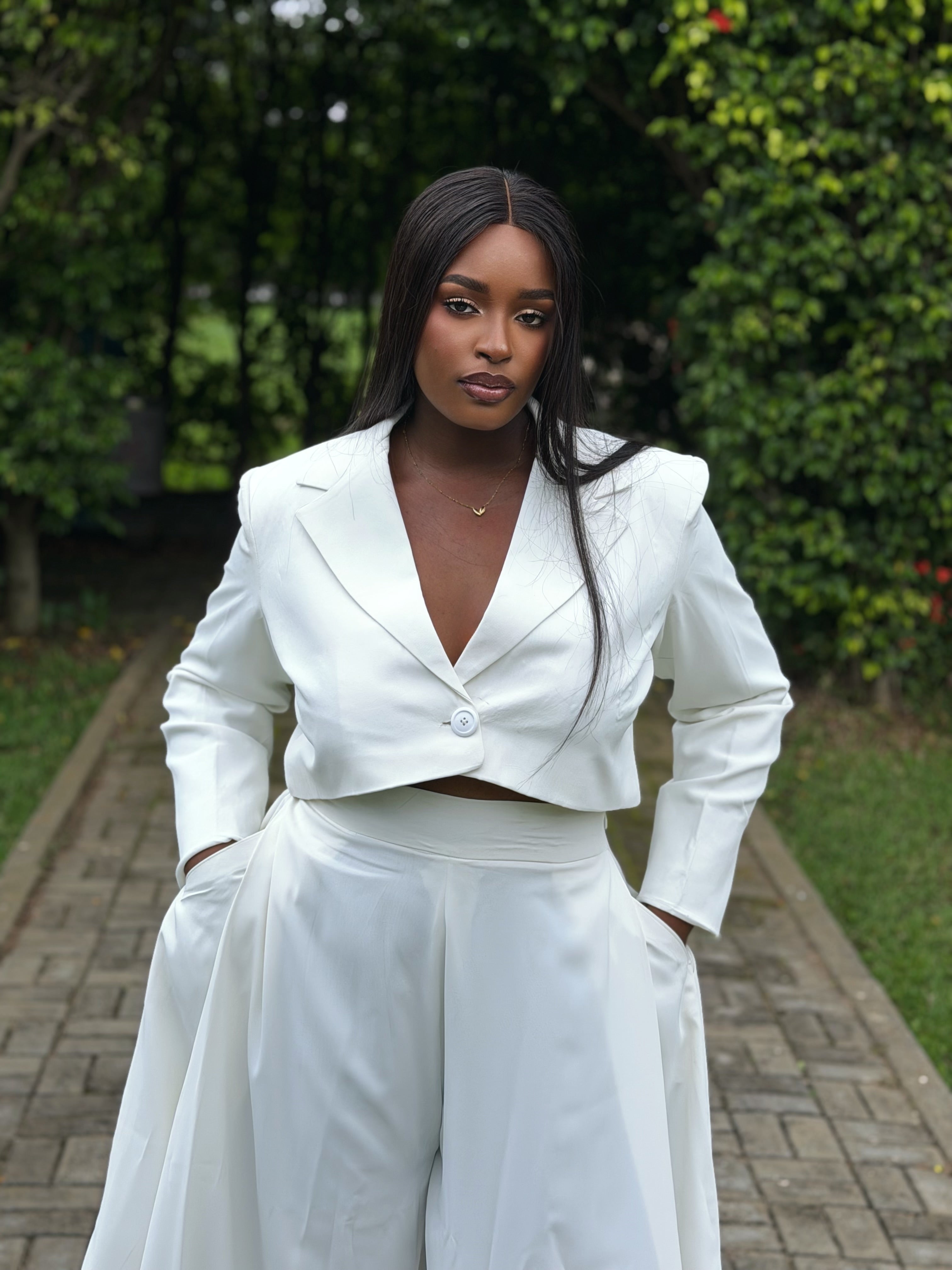 T E E N A Cropped Jacket Set